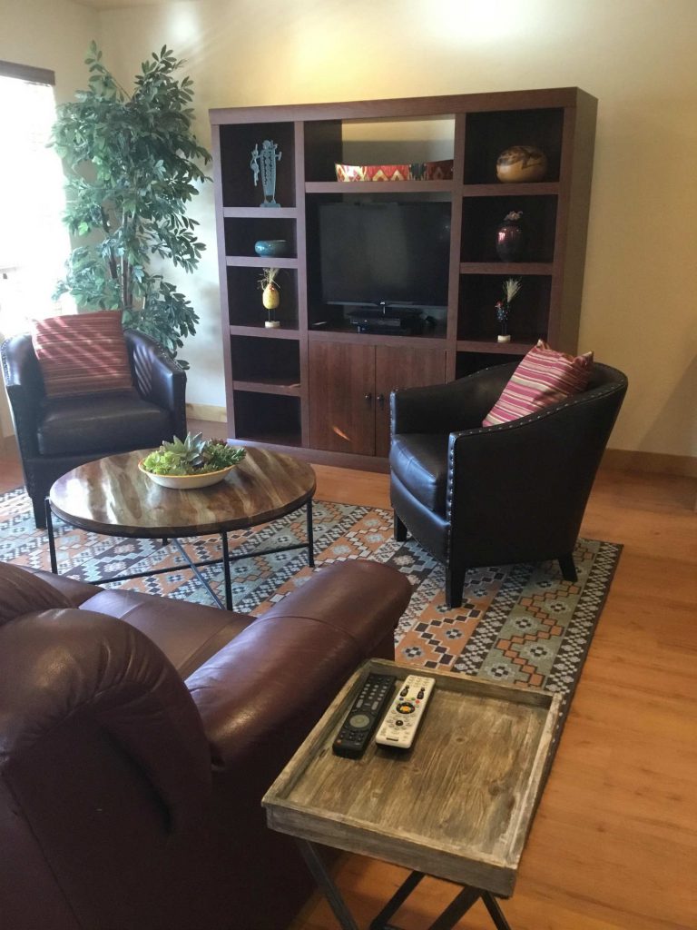 Living Room at Zion River Resort RV Park & Campground