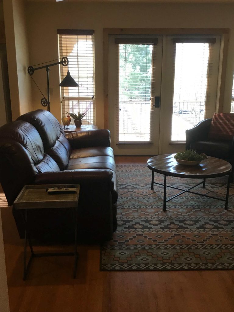 Living Room at Zion River Resort RV Park & Campground