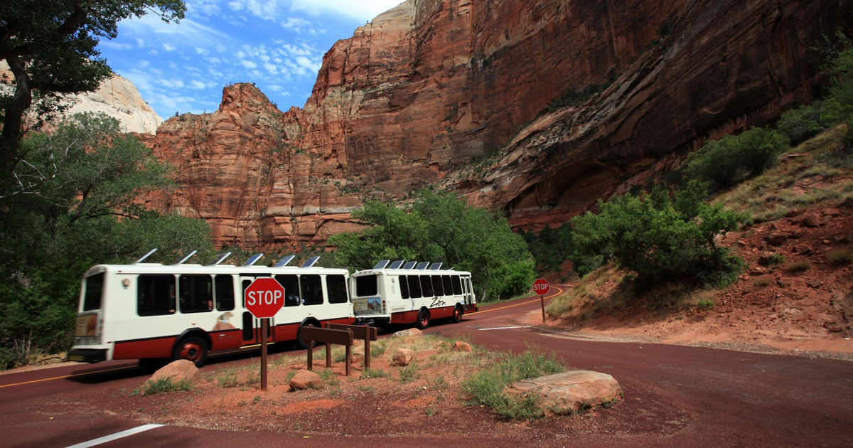 Paid Shuttle Service at the Top RV Destination in Utah