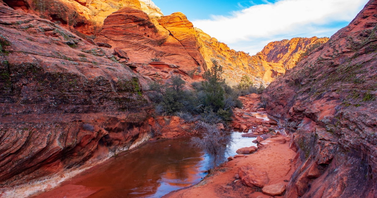 The Snow Canyon Volcano